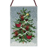 Cardinal Tree Beaded Ornament Kit Mill Hill 2010 Festival of Trees Model