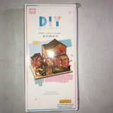 DIY Mini Dollhouse Kit Assemble Your Own Decorative House Small, Easy-to-Build Model