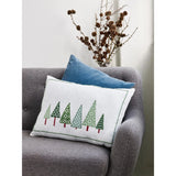 Permin counted cross stitch kit cushion front "Christmas trees ", 58x40cm, DIY Model