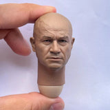 1/6 Temuera Morrison Head Carving Sculpt Model Toys Model