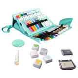 Diamond Press Mega Marker and Ink Kit with Gingham Storage Bag PicK Color Model