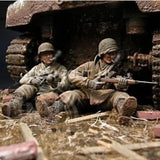 1/35 Resin Figure Model Kit Modern US Infantry 2 Figures Unassembled Unpainted Model