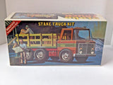 Sealed Lindberg  Snap-Fit New Sealed Model Kit Stake Truck Crown GInger 6520:300 Model