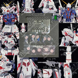 for 1/48 Mega Size Unicorn Destroy Metal Details Add-on Part Set Blue+Etch Sheet Model