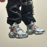1/12 Cyber Wasteland Mechanical Sneaker Model For 6" Action Figure Body Model