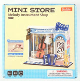 Rolife Mini Store Kit - Melody Instrument Shop DS047 NEW Sealed Model