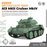 MRY-SFW 563 1/72 25mmMilitary Model Kit British A13 MKII Cruiser MkIV Light Tank Model