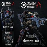 3 MIN PROJECT FENRIR ?C 1/18 Super Articulated Assembly Model Kit (2pcs/box) Model