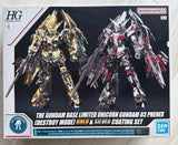 GUNDAM Unicorn 03 Phenex Gold Silver Coating SET 1:144 HG BASE Limited Model Kit Model