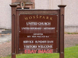 PHOTO  MOSSPARK CHURCH NOTICE BOARD 2011 Model