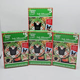 DIY Christmas Ornament Making Kit Custom Photo Silhouette Holiday Craft 4PK READ Model
