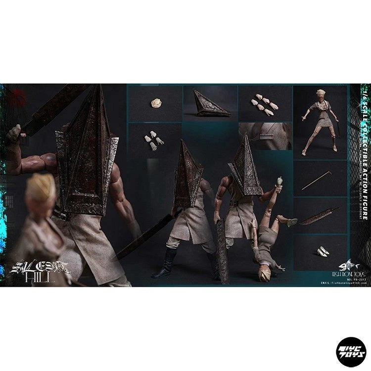 FISH BONETOYS Silent Valley Triangle Head 1/6 Action Figure Model In Stock NEW Model