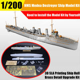 1/200 Scale HMS Medea Destroyer Assembly Model Kit w/Metal Detail-up Upgrade Kit Model