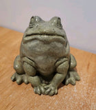 KEN MEMOLI  Figurine Sculpture  FROG  TOAD  5" Display COLLECTIBLE  Resin ? Model