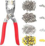 100Set Metal Snap Button Kit 10Mm Solid Prong Snap Buttons Fasteners with Fasten Model