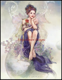 Counted Cross Stitch Kits Needlework Crafts Embroidery DIY-Fairy Thinking Model
