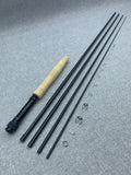 6wt 9ft Fly rod building kit with Rain Shadow - Revelation Blank Model