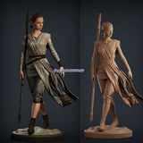 Rey 1/18 3D Print Model Kit Unpainted Unassembled GK 10CM Model