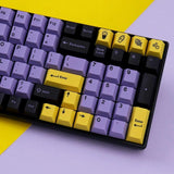 Taro Purple Keycap Cherry Profile 129 Key DYE-SUB Personalized For MX Model