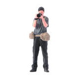 1/64 1/87 1/43 1/18 1/24 Photographer Man Scene Miniatures Figures Model For Car Model