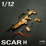 1/12 Special Forces Weapons Gun Model for 6'' Male  Notaman Gw Accessories Model