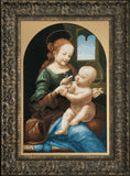 DIY Counted Cross Stitch Kit "Benois Madonna By Leonardo Da Vinci" Model