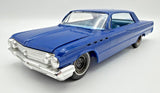 Vintage Built 1:25 AMT Screw Bottom 1962 Buick Electra - dark blue Model