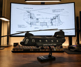 CH-47 Chinook Helicopter Black Model Kit ?C Military Aircraft Quick Build Model