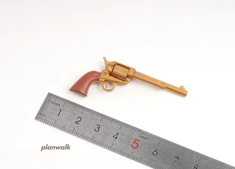 Accessories Golden Cowboy Pistol Model For 12" Action Figure 1/6 Soldier Gift Model