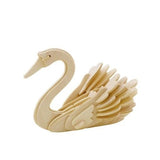 Hands Craft Swan 3D Wooden Puzzle DIY Model Kit JP213 New Model
