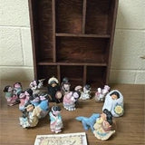 Friends of the Feather Figurine Collection with Display Shelf Model