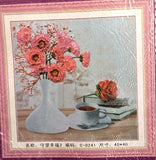 DIY 3D Ribbon Stitch Embellished Embroidery Kit - Flowers R026 Model