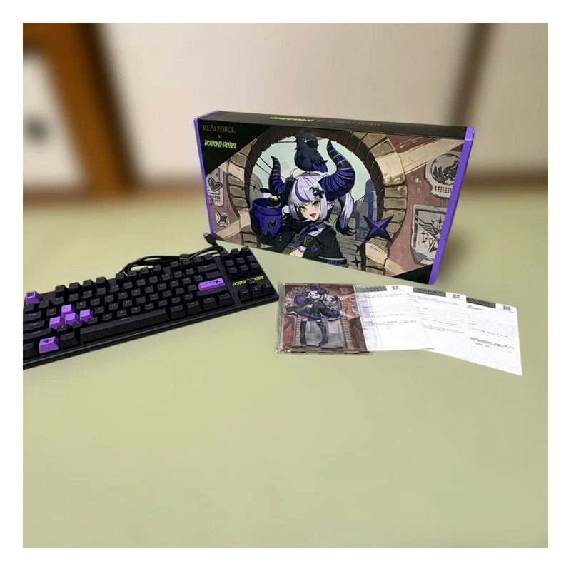 REALFORCE GX1 La+ Darknesss hololive Collaboration US Tenkeyless Keyboard USED Model
