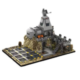 Modubrix Mocs Building Blocks Emipre Base Tatooine At War Set Bricks Toys Kits Model