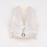 DID 3R GM657 1/6 soldier Black Tuxedo Version - White vest model Model