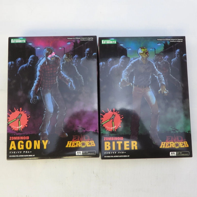 AGONY/BITER PLASTIC MODEL KITS (2) Kotobukiya End of Heroes Zombinoid AUG218249 Model