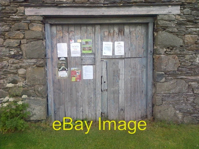 Photo 6x4 Barn Door/Village Notice Board Applethwaite  c2014 Model
