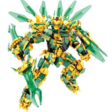 MOC Warrior Mecha Battle Robot Dragon Titan Building Block Model Kit Toy Gift Model