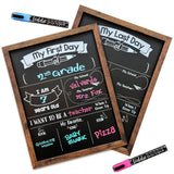 2-Sided Chalkboard Sign, First and Last Day of School Board Model