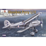 Amodel 72138 Plastic model biplane kit Scale 1:72 Hawker Fury I/II USAF fighter Model