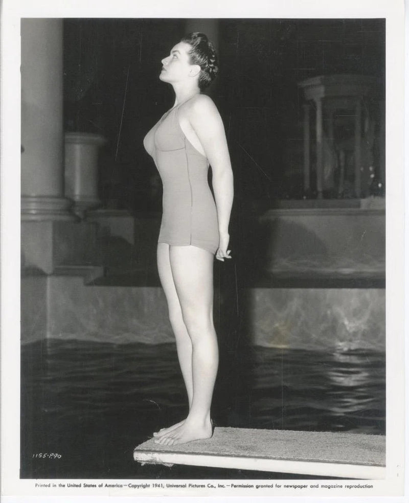 "HELLZAPOPPIN'"-ORIGINAL PHOTO-UNIVERSAL-STARLET-CHEESECAKE-DIVING BOARD-#P90 Model