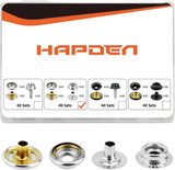 Marine Grade 15mm Snap Buttons - Versatile Fasteners for Indoor and Outdoor Use Model