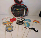 First/last Day of School Board With 10 Photo Props Reusable Washable NEW Model
