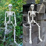 Halloween Human Skeleton Oversized Poseable Size Life Decoration Party Prop 40cm Model
