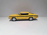 Road Signature 1969 Plymouth Barracuda  1:18 Scale Yellow Diecast Model Car Model