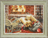 DIY Counted Cross Stitch Kit "Warm dreams" 14.6x10.6 in / 37.0x27.0 cm Model