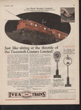 1926 IVES ELECTRIC MECHANICAL MODEL TRAIN RAIL LOCOMOTIVE BRIDGEPORT AD 9826 Model