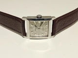 VINTAGE RARE SWISS  SQUARE MEN'S LADIES 25mm MECHANICAL WATCH "GIBELLA" 17 J. Model