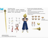 MP Oni-Masked Nightwalker Vegito MU001A 1/12 Yellow Action Figure NEW Model