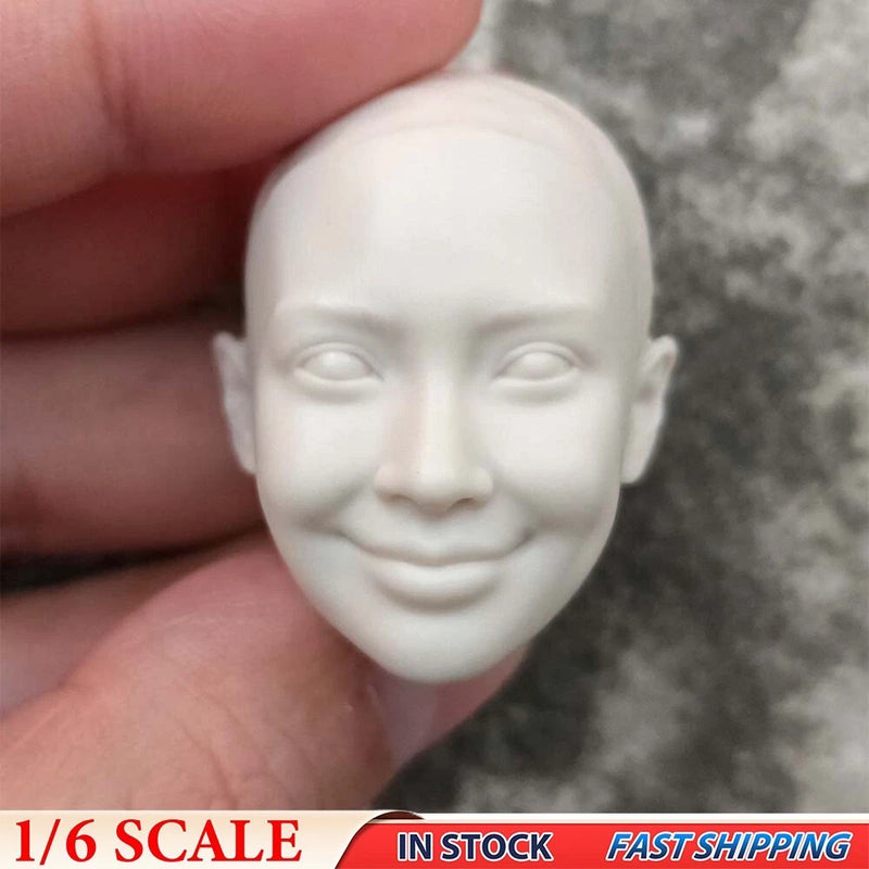 1/6 Model China Angelababy Femal Girl Head Sculpt Fit 12" DIY Hot Toys Figures Model